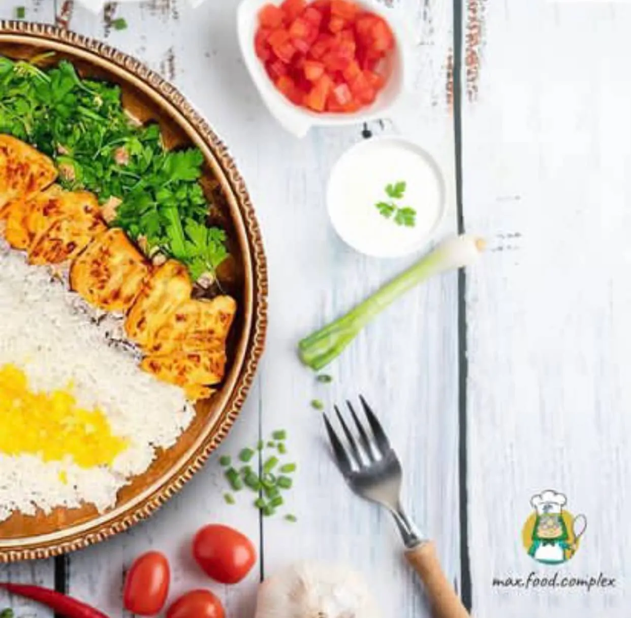 چلو جوجه کباب