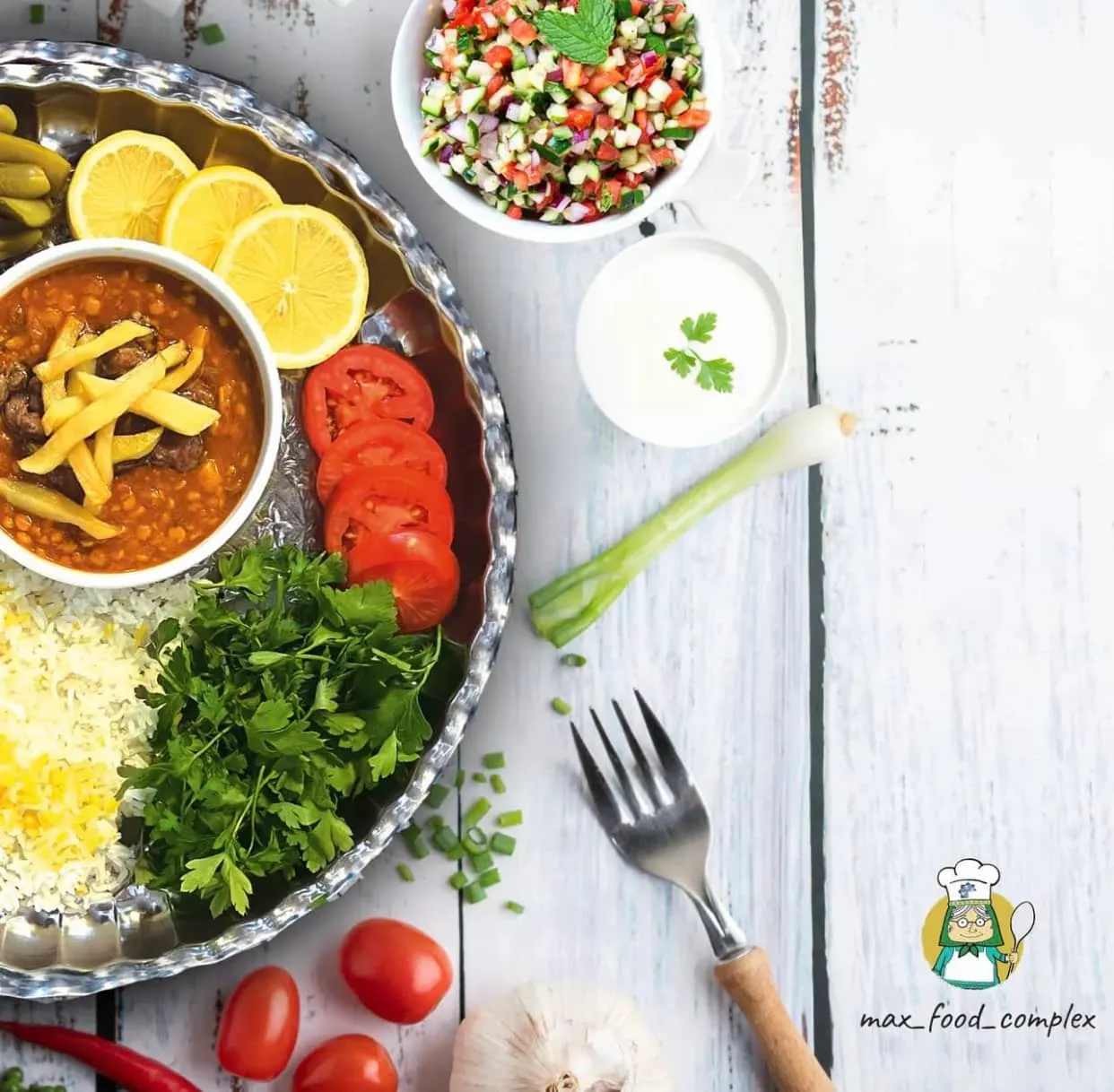 چلو خورشت قیمه