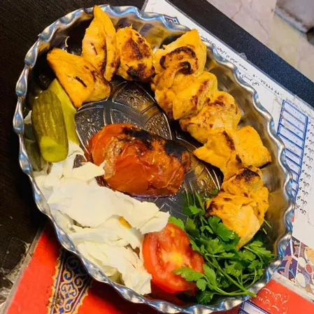 خوراک جوجه کباب