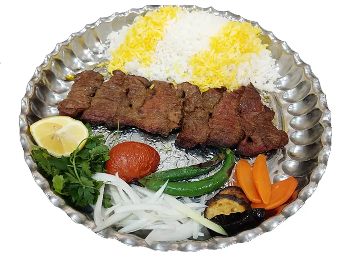 چلو کباب برگ