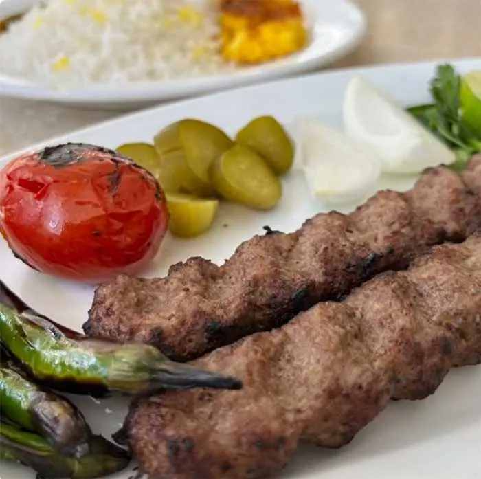 چلو  کباب کوبیده