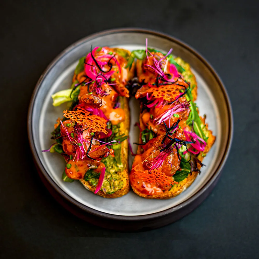 تست شریمپ آواکادو