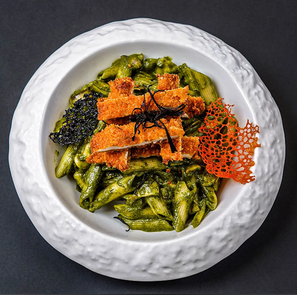 مرغ کریپسی سوخاری