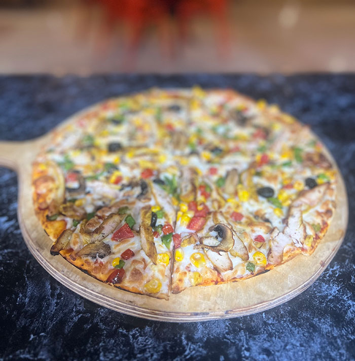 مرغ و قارچ