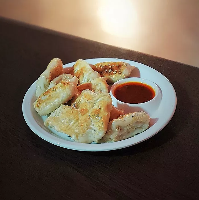 دامپلینگ گوشت سرخ شده 