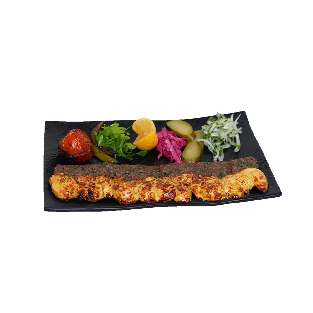 خوراک کباب درباری زغالی