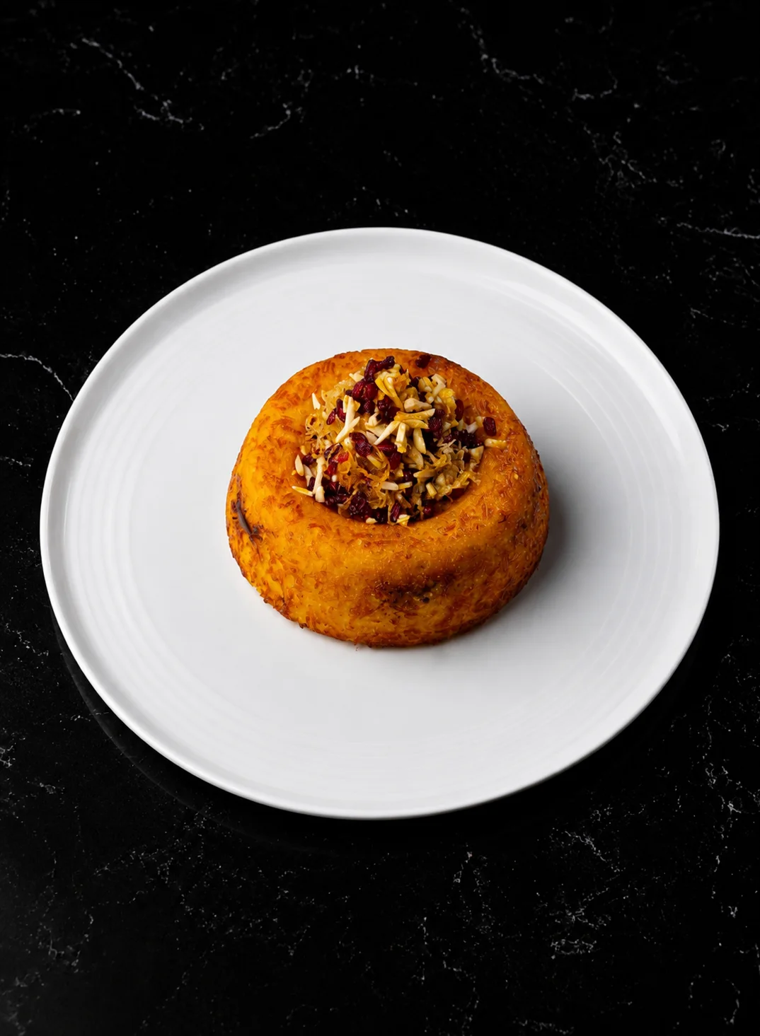 ته چین مرغ و بادمجان