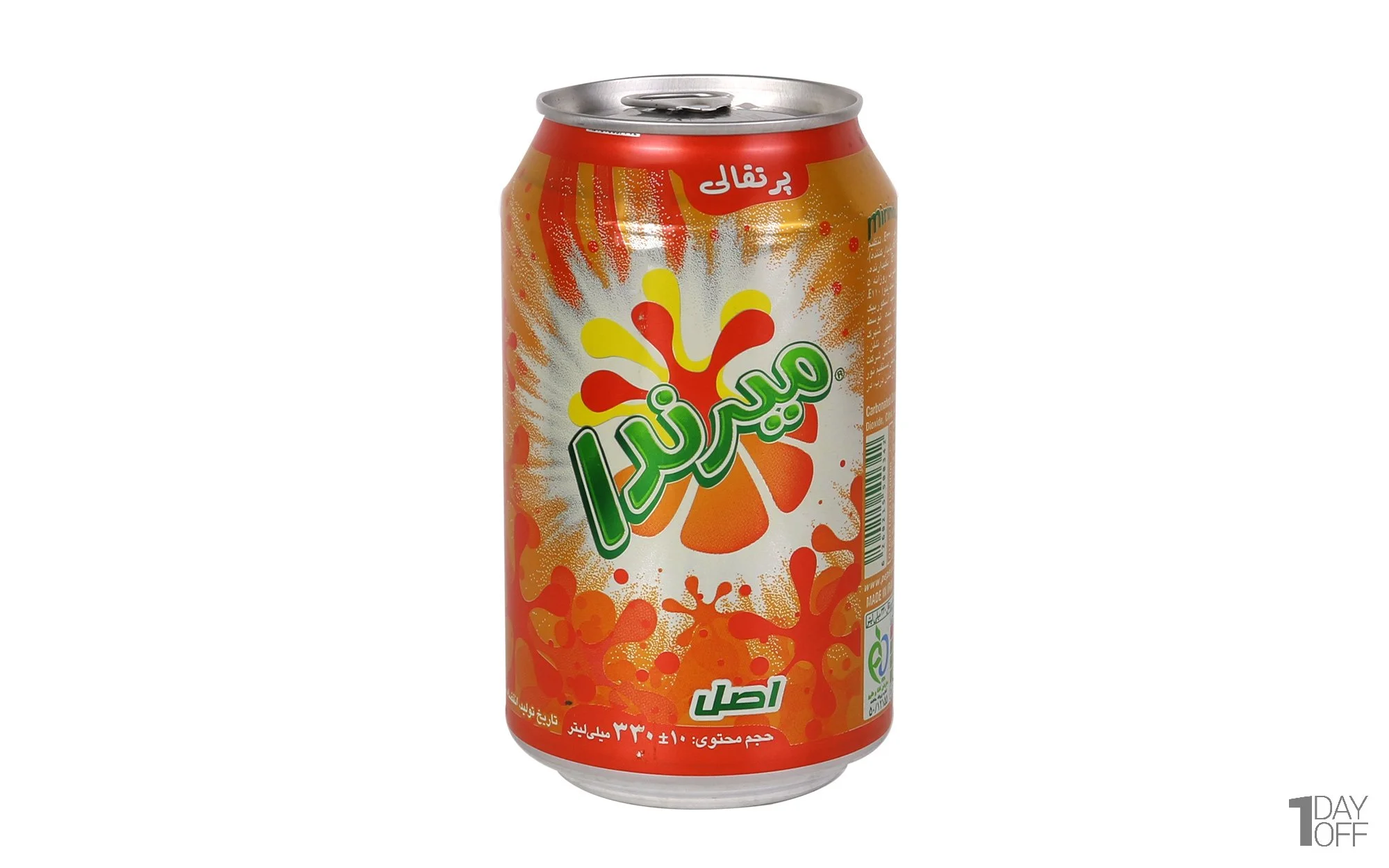 نوشابه قوطی میرندا